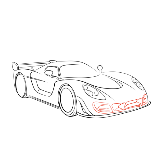 Sports Car — step 10