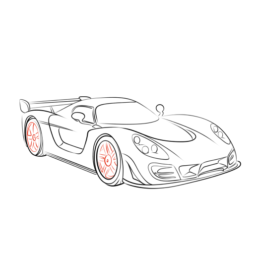 Sports Car — step 11