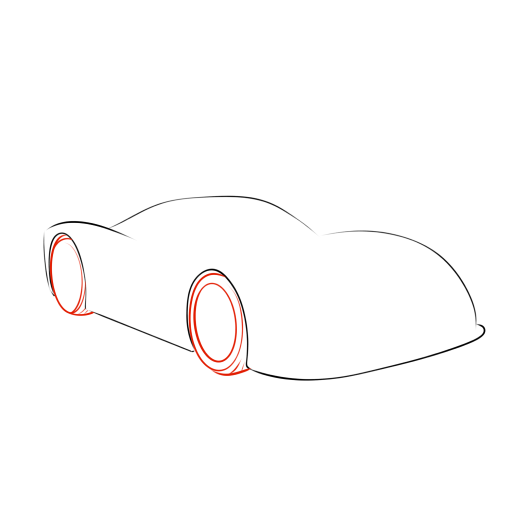 Sports Car — step 2