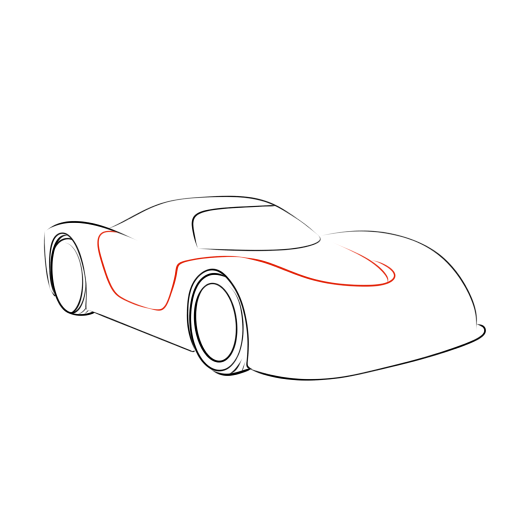 Sports Car — step 4
