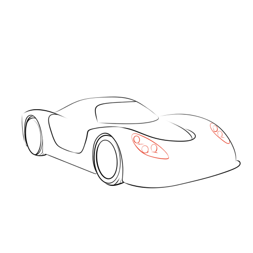 Sports Car — step 5