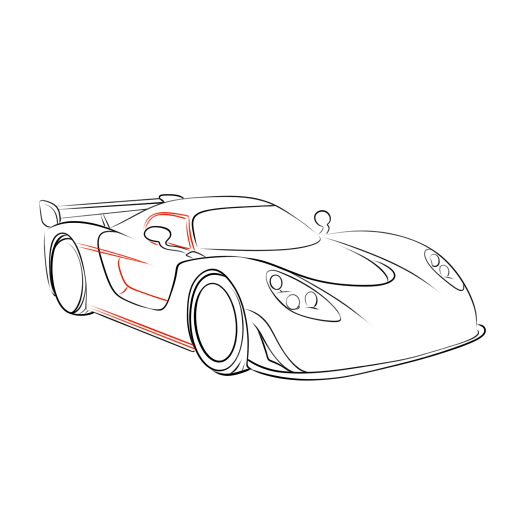 Sports Car — step 9