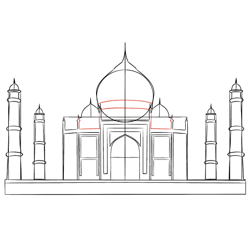 Taj Mahal — step 12
