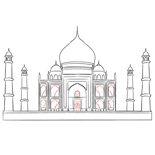 Taj Mahal — step 16