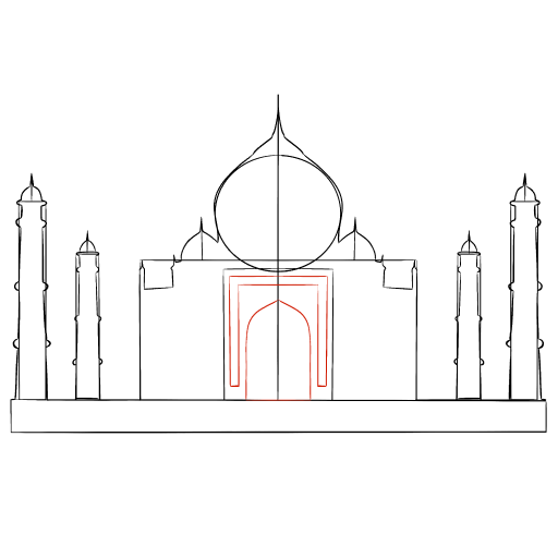 Taj Mahal — step 7