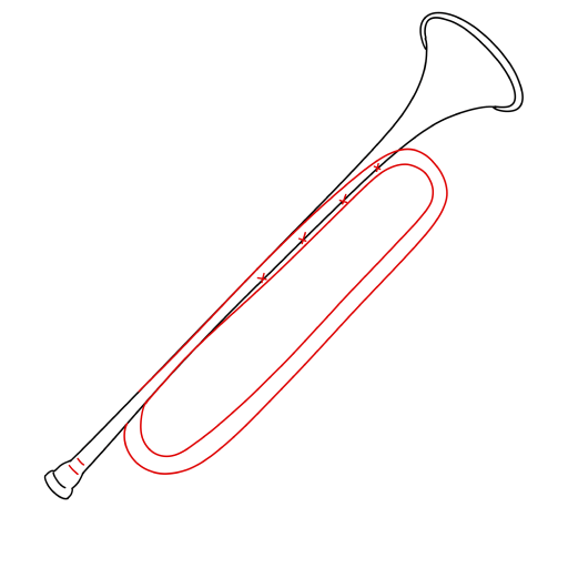 Trumpet — step 2
