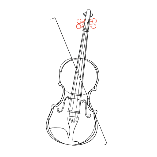 Violin — step 12