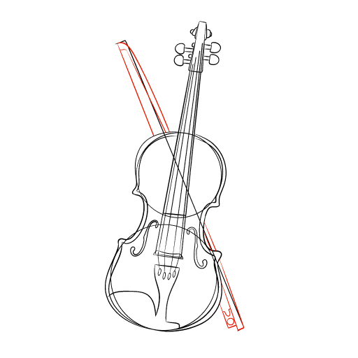 Violin — step 13